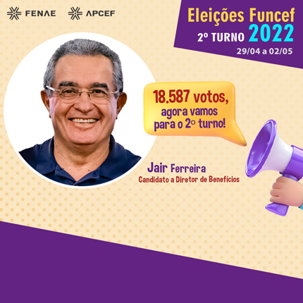 foto de Jair Ferreira, candidato Funcef